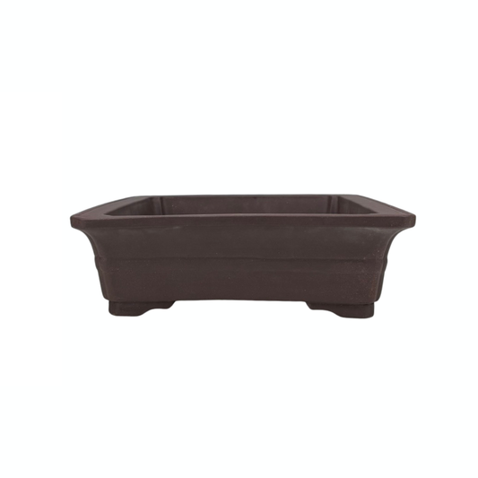 Bonsai pot - rectangular, unglazed (35cm wide)
