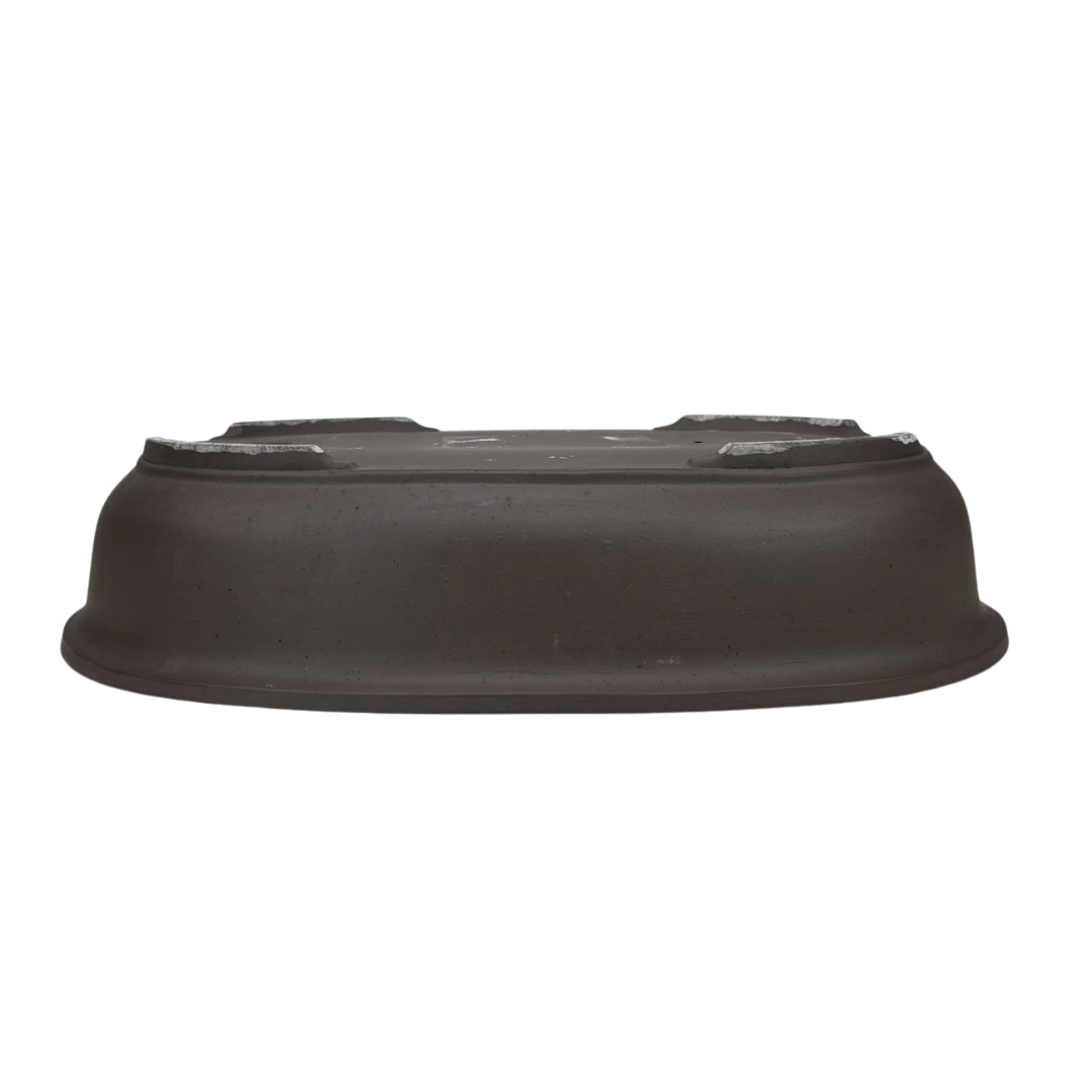 Bonsai pot - oval, unglazed (42cm wide)