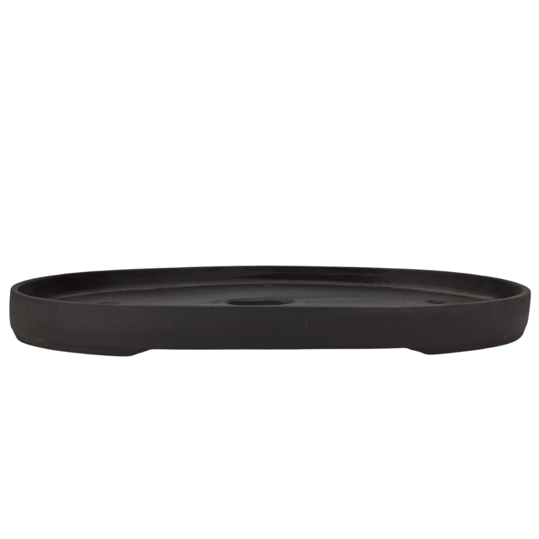 Bonsai pot - oval, unglazed (48cm wide)