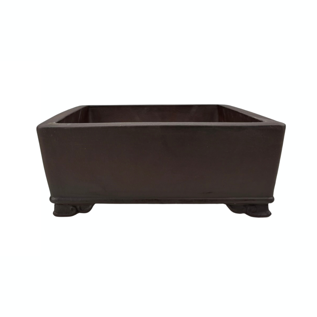 Bonsai pot - rectangular, unglazed (43cm wide)