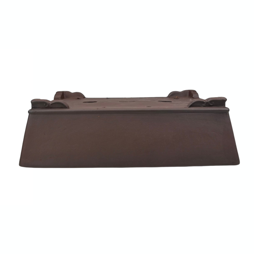 Bonsai pot - rectangular, unglazed (43cm wide)