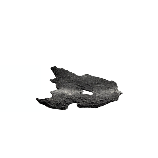 Bonsai slab grey with light grey accents 17cm
