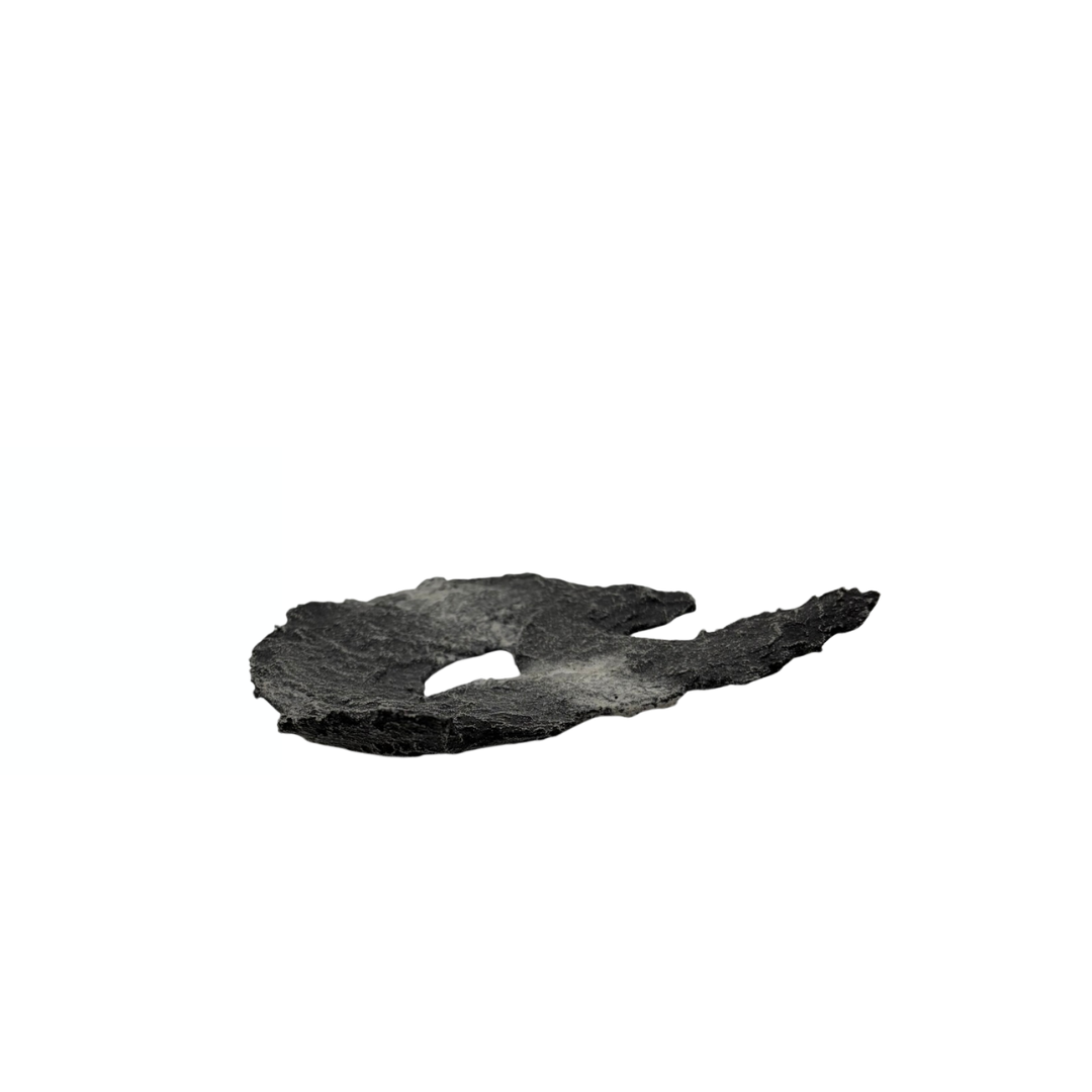 Bonsai slab grey with light grey accents 17cm