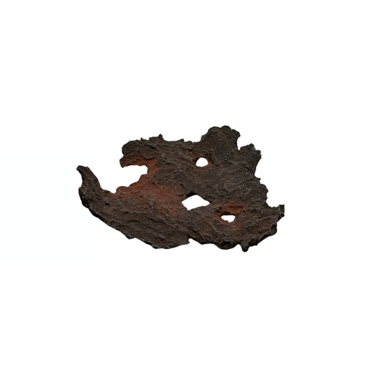 Bonsai slab brown with red accents 18cm