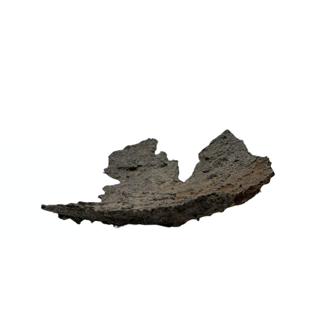 Bonsai slab grey with beige accents 18cm