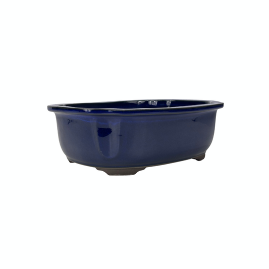 Bonsai pot blue mokko 25cm