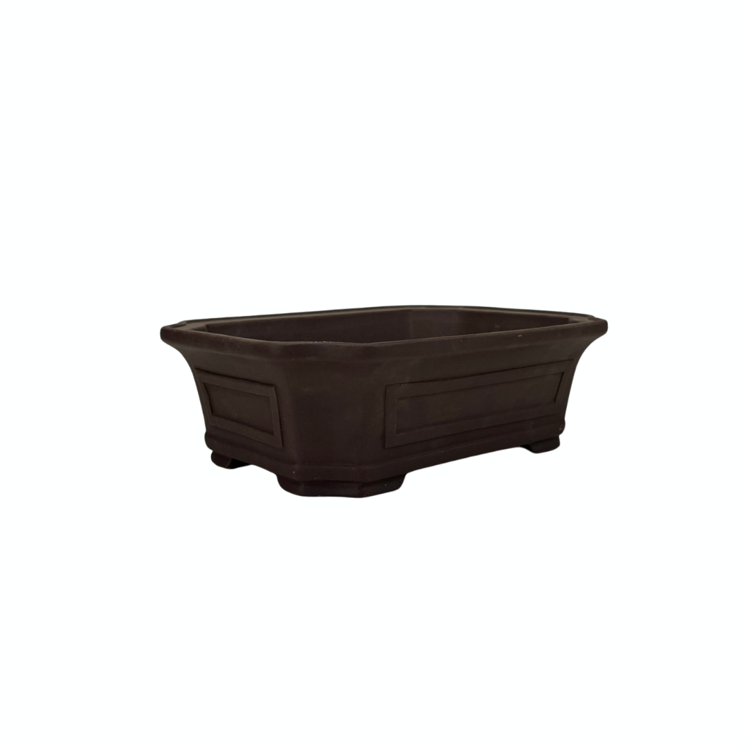 Bonsai pot unglazed rectangular 23cm
