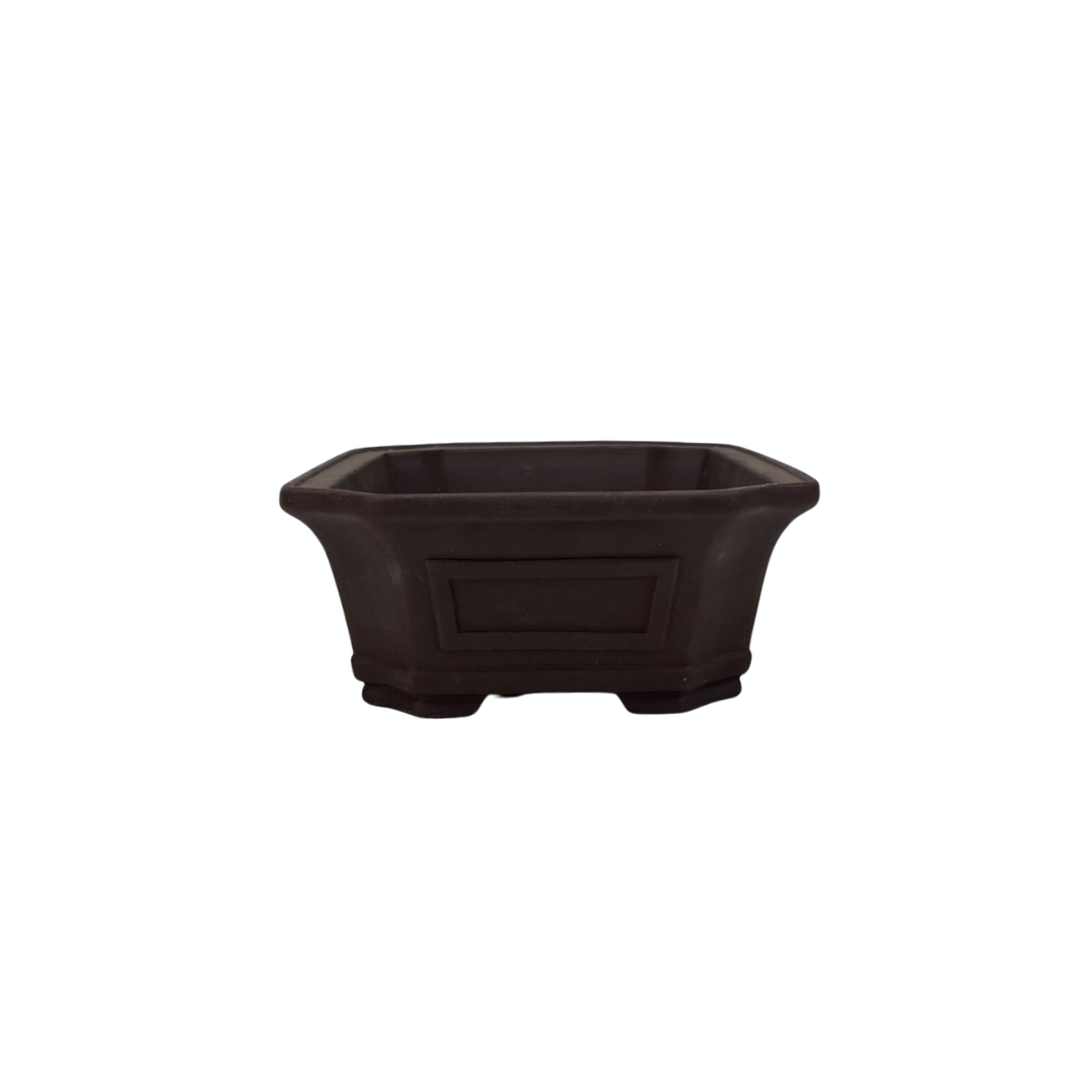 Bonsai pot unglazed rectangular 23cm