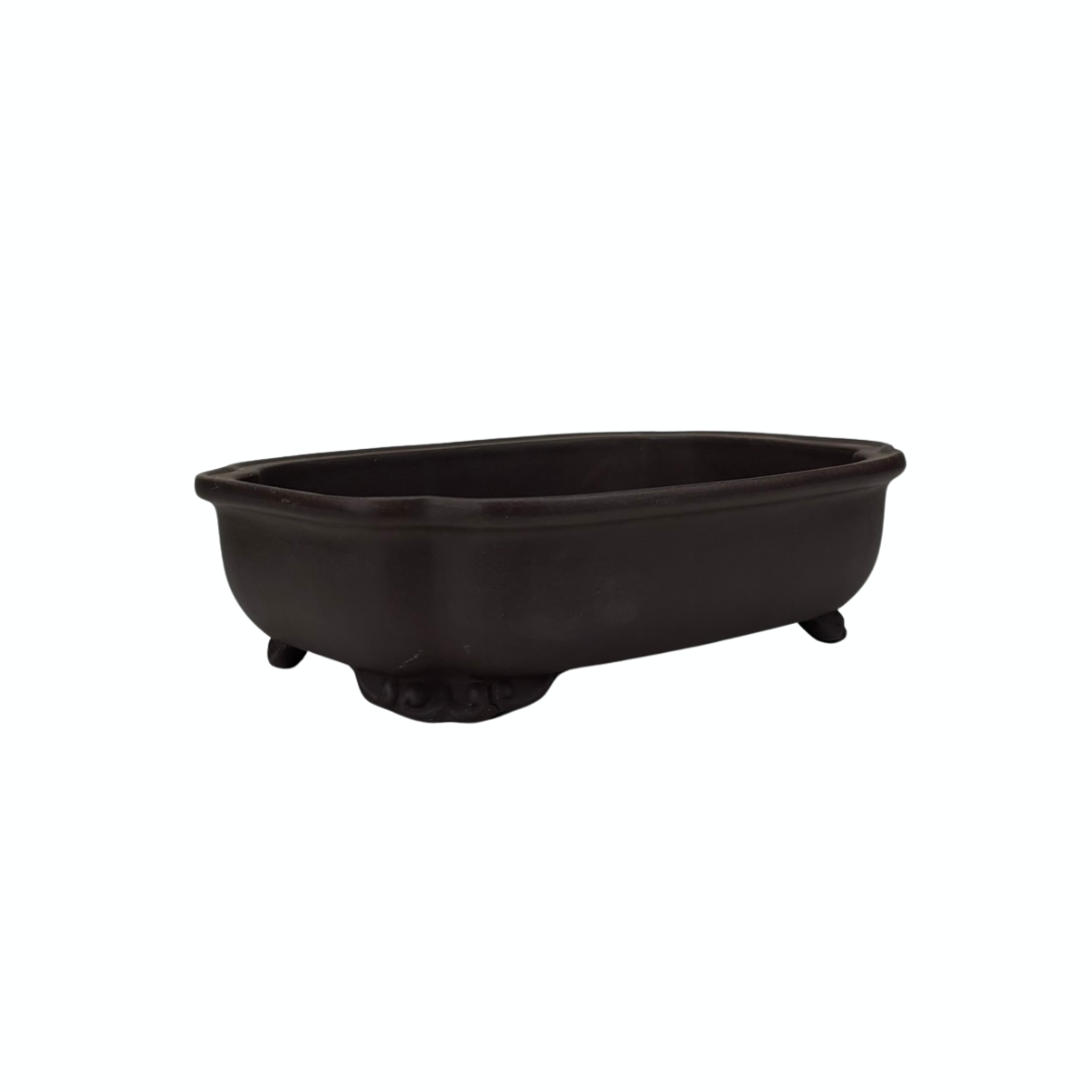 Bonsai pot unglazed mokko 23cm