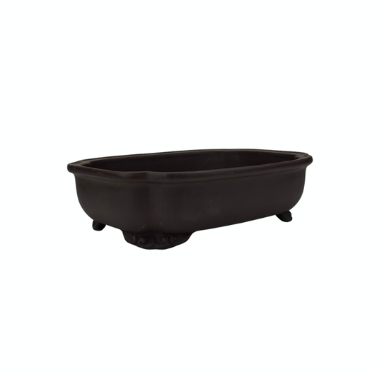 Bonsai pot unglazed mokko 23cm