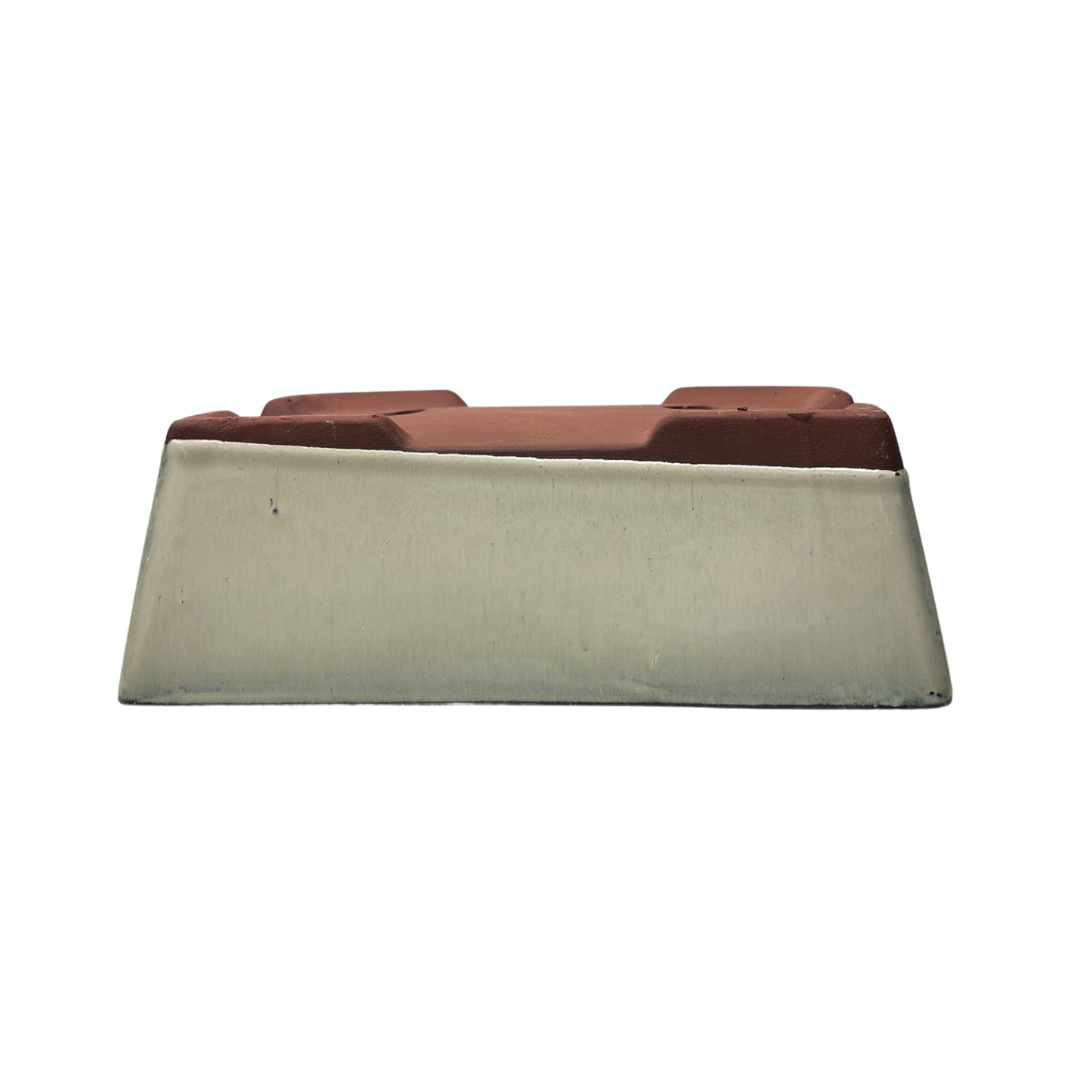 Bonsai pot cream rectangular 30cm - set