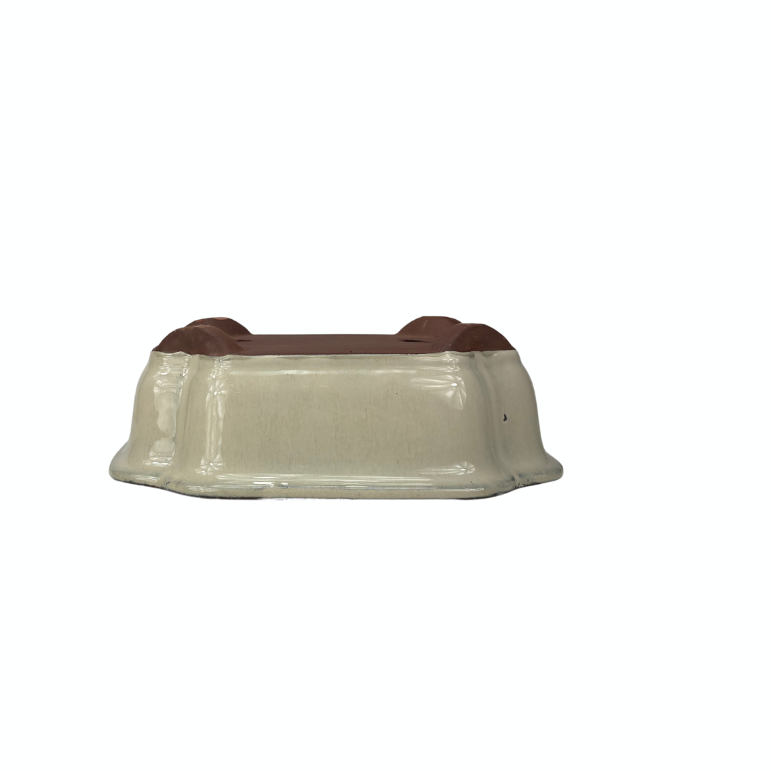 Bonsai pot cream mokko 26cm - set