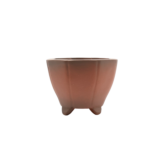 Bonsai pot ongeglazuurd cascade 9cm