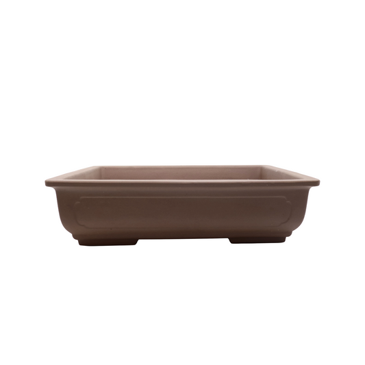 Bonsai pot unglazed rectangular 31cm