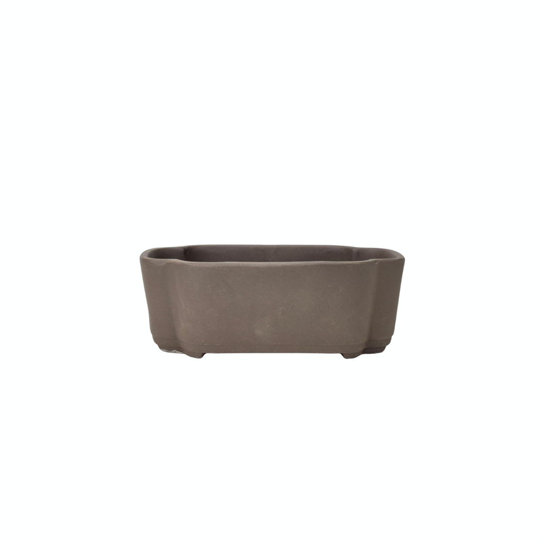 Bonsai pot unglazed mokko 16cm