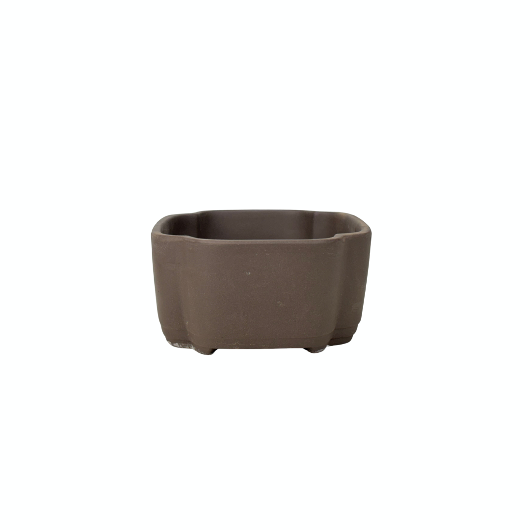 Bonsai pot unglazed mokko 16cm