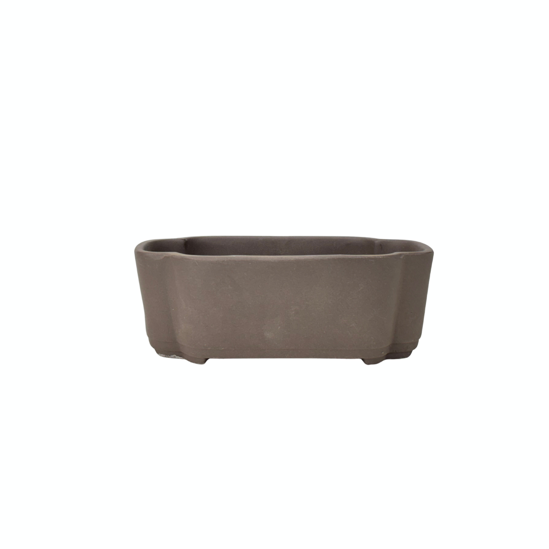 Bonsai pot unglazed mokko 18cm