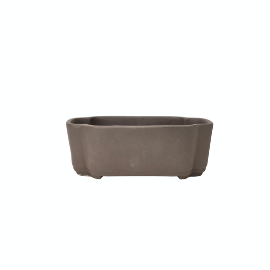 Bonsai pot unglazed mokko 18cm