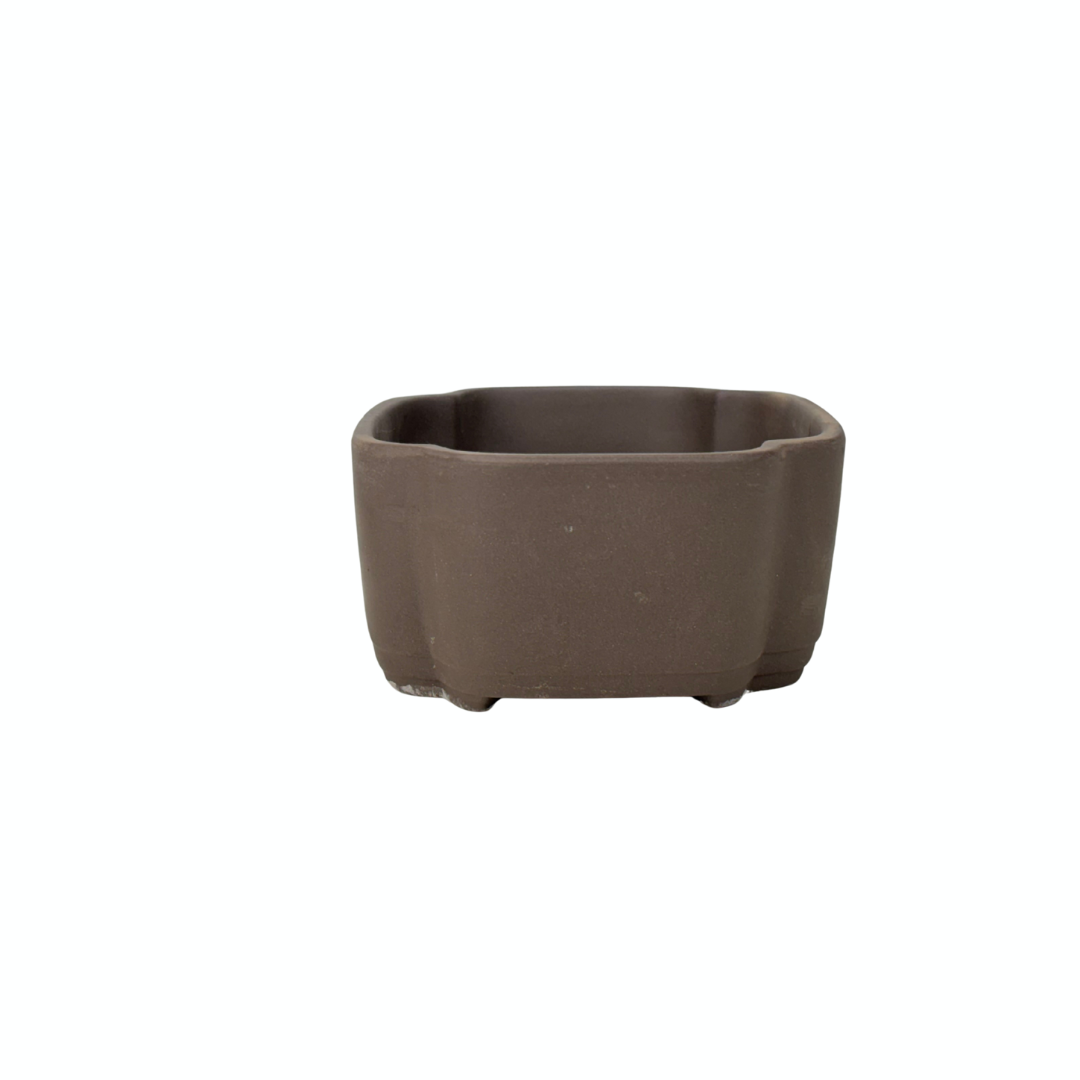 Bonsai pot unglazed mokko 18cm