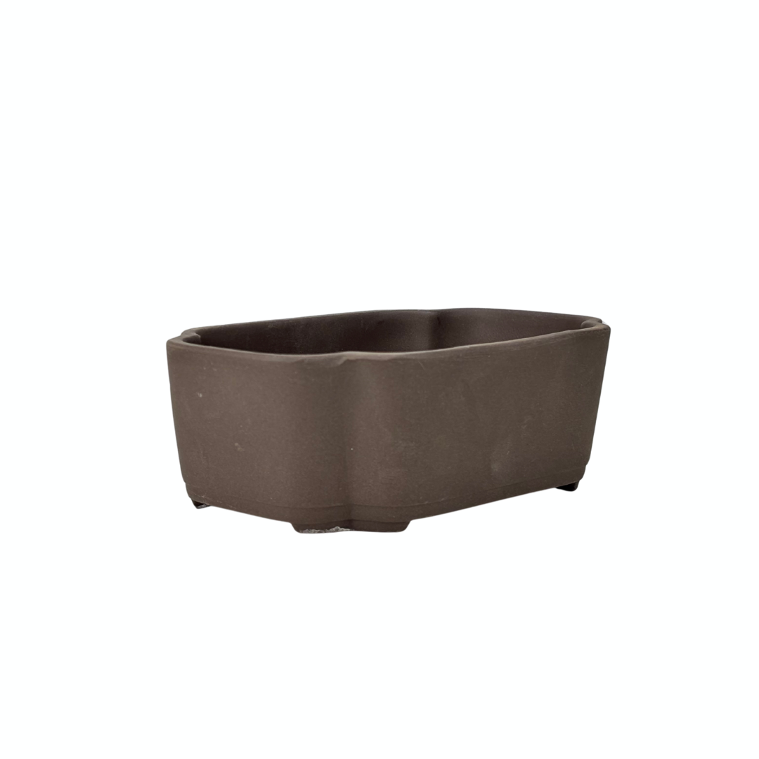 Bonsai pot unglazed mokko 21cm