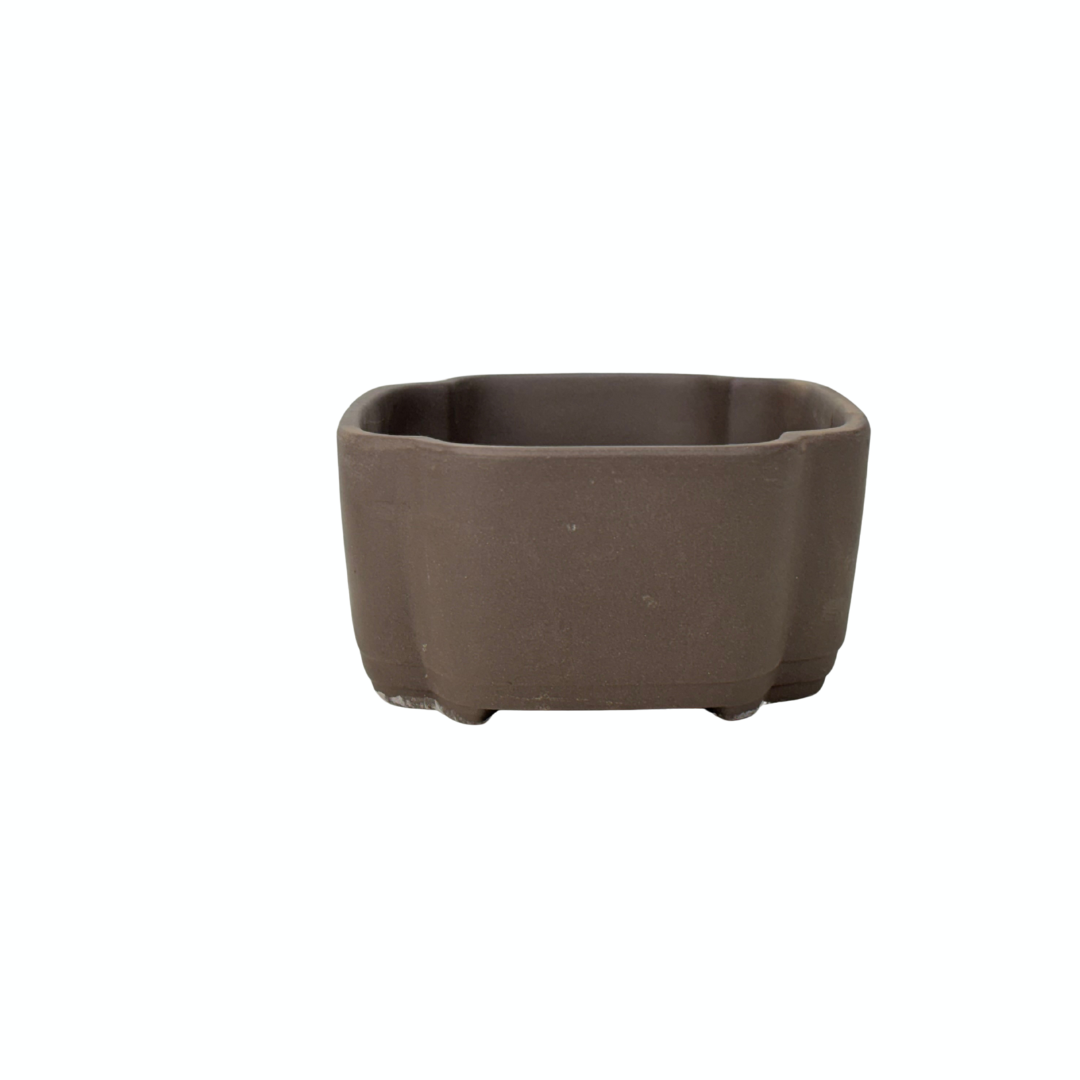 Bonsai pot unglazed mokko 21cm