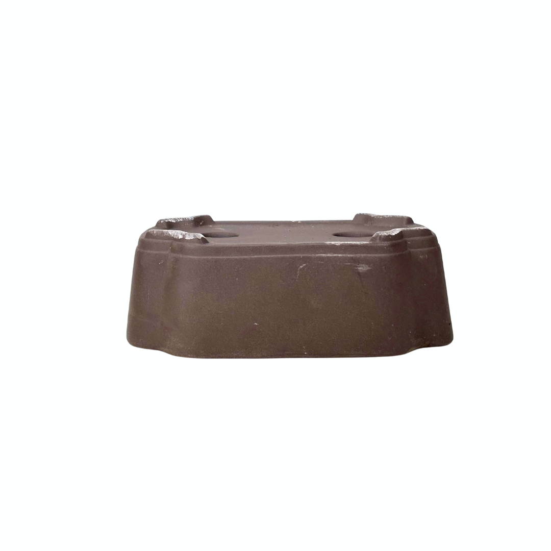 Bonsai pot unglazed mokko 21cm