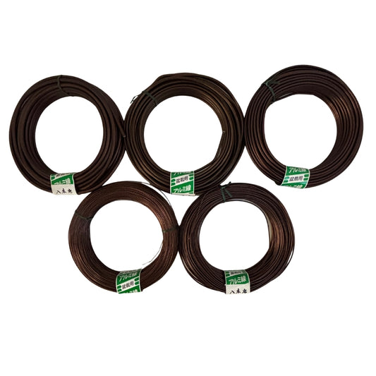 Bonsai aluminum wire combination (5 x 500 grams)