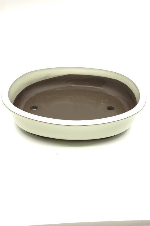 Bonsai pot creme ovaal 38cm