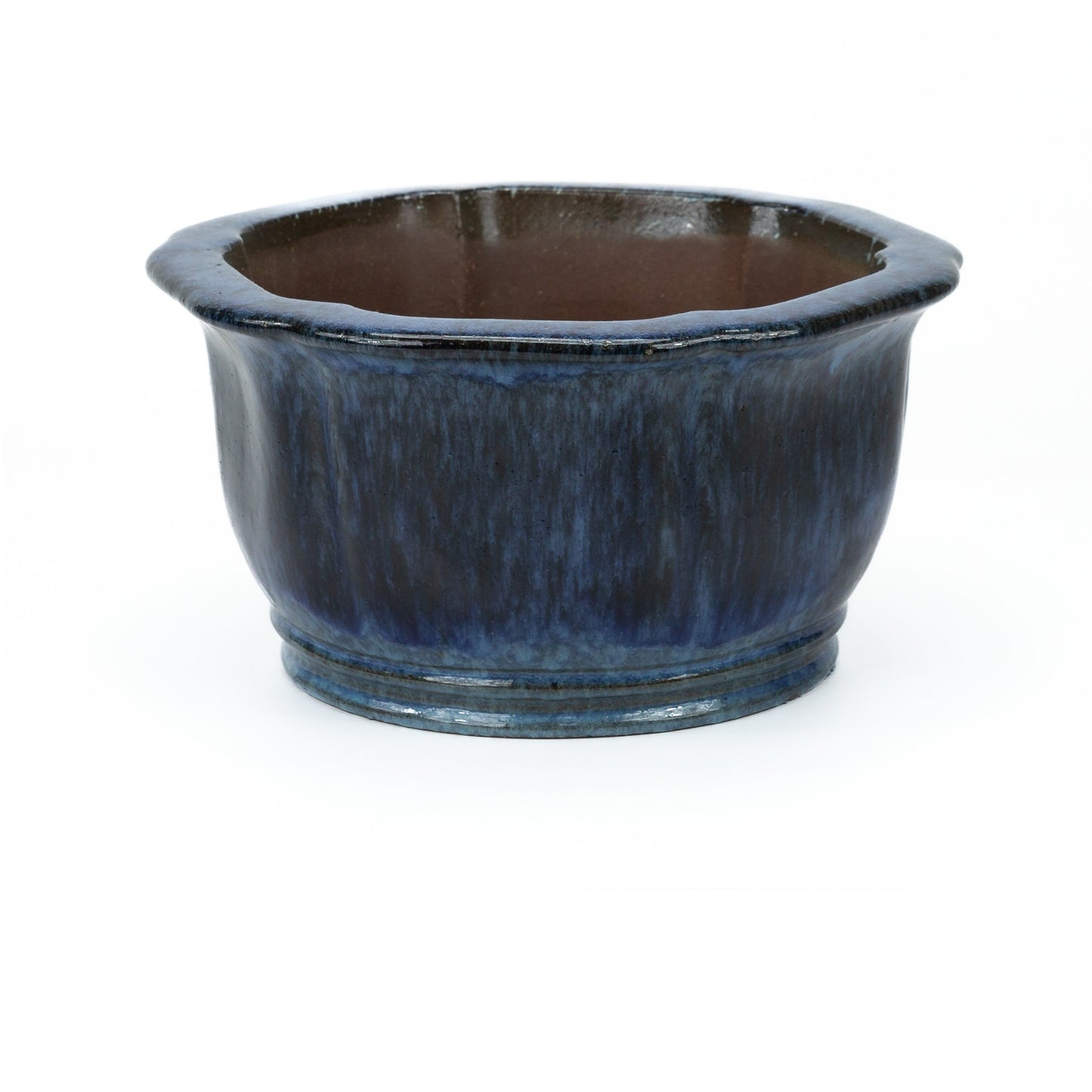 Bonsai pot cascade blauw lotus 27 cm, hoogte ~ 14cm